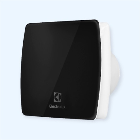 EAFG-100 black Glass Electrolux (Электролюкс) вентилятор бытовой накладной для санузлов